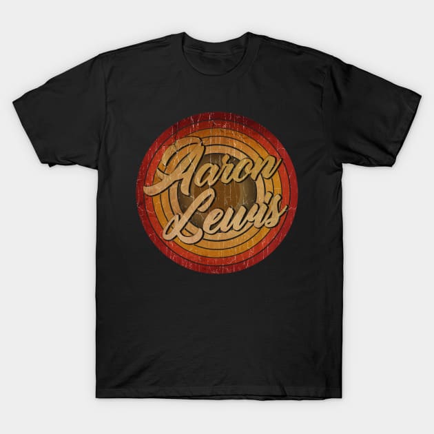 circle vintage retro faded Aaron Lewis T-Shirt by arjunthemaniac